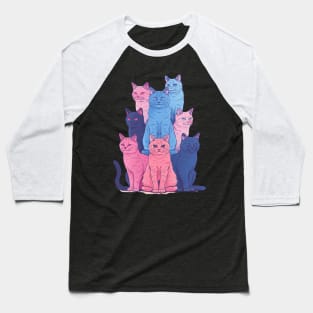 Cat LGBT Acceptance Baseball T-Shirt